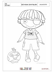 Lalaloopsy boyama sayfaları